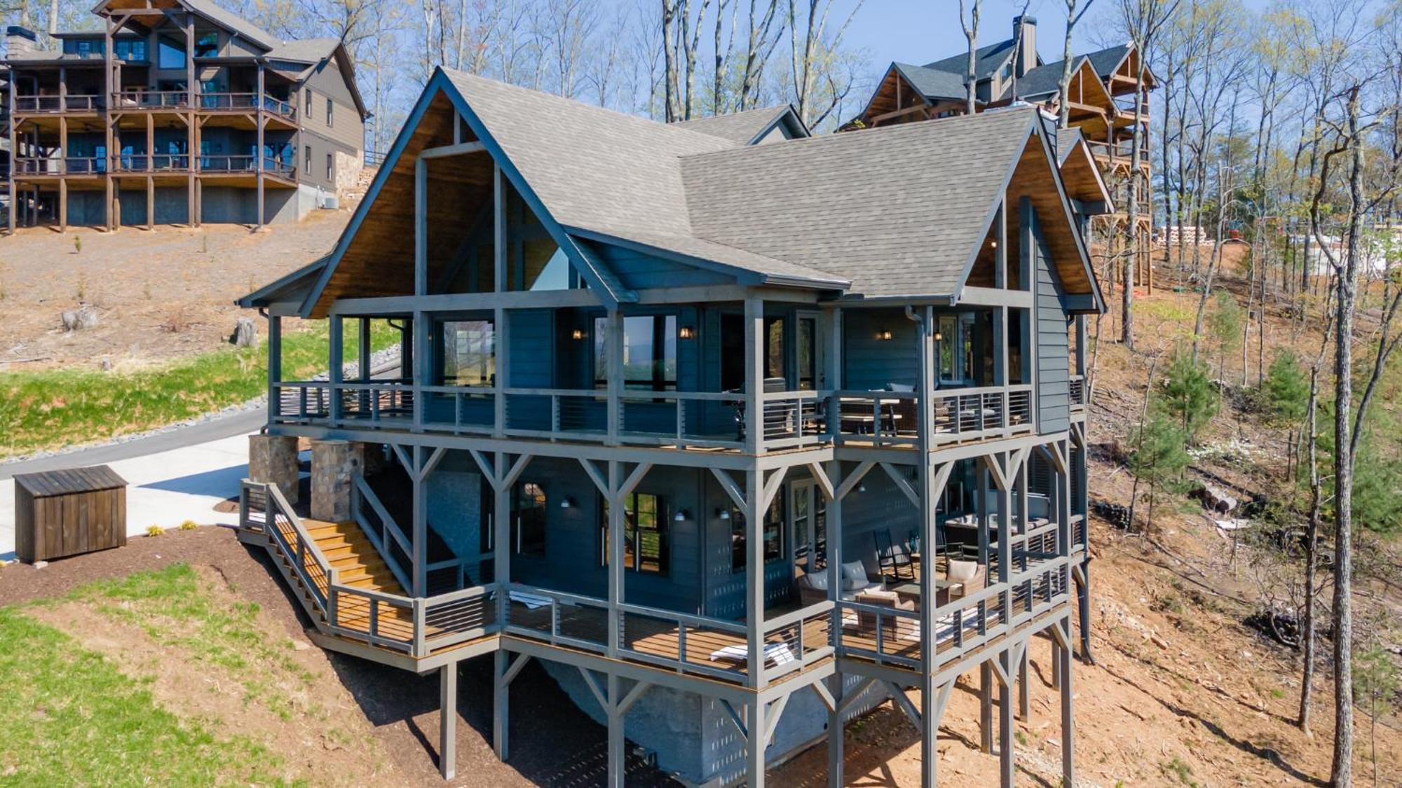Mountain Air - Luxury Mountain View Cabin Blue Ridge Luaran gambar