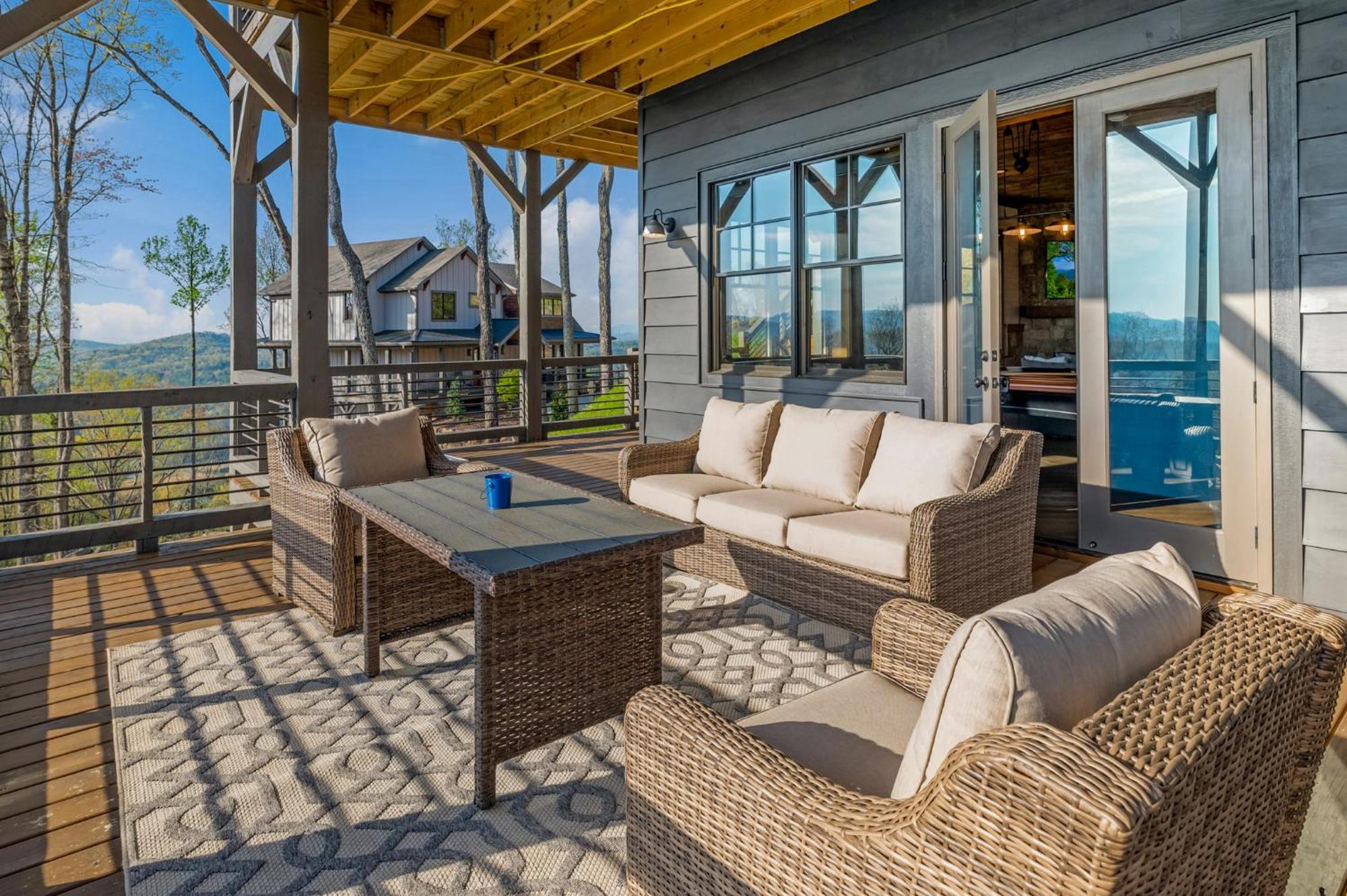 Mountain Air - Luxury Mountain View Cabin Blue Ridge Luaran gambar