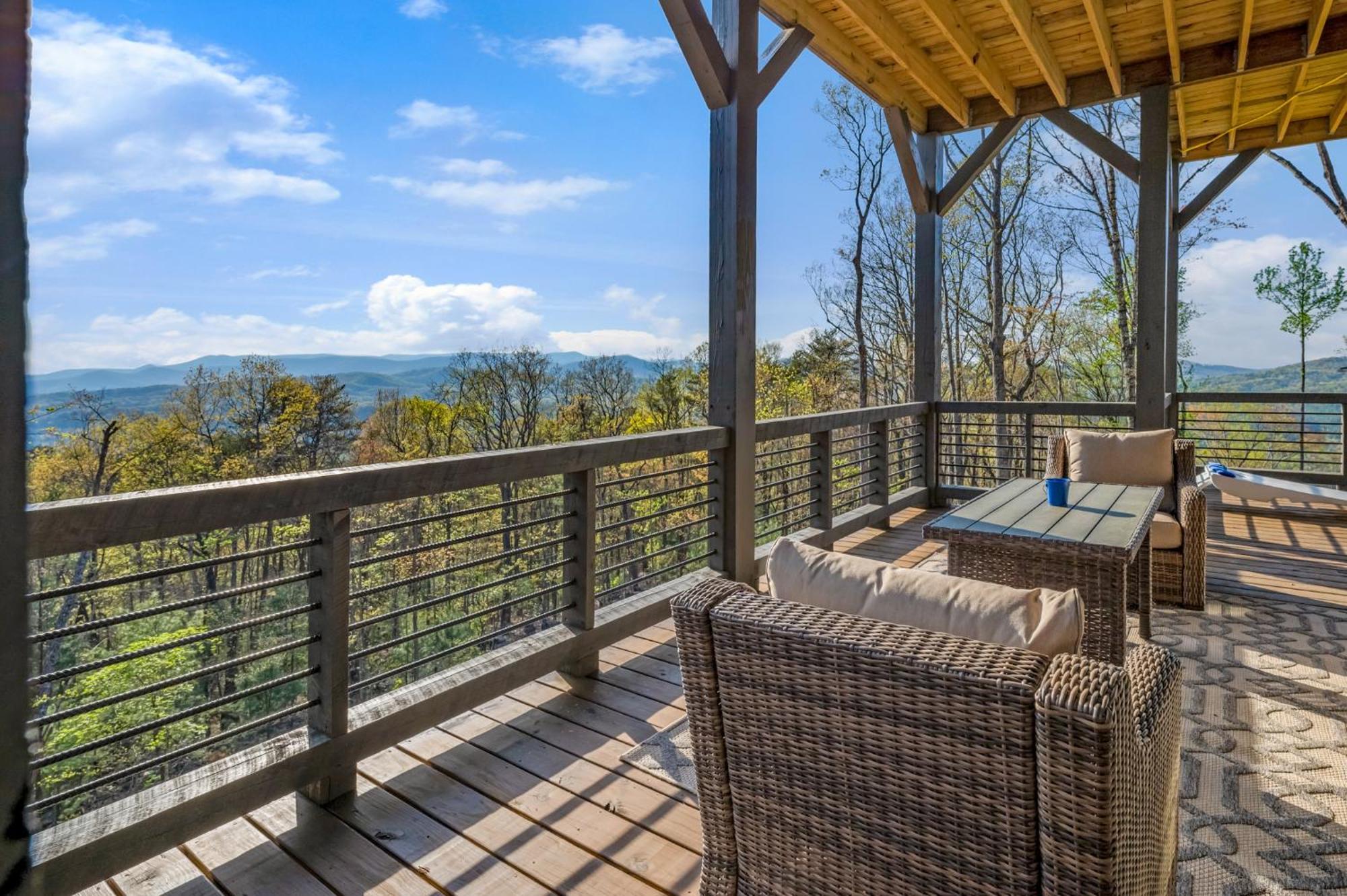 Mountain Air - Luxury Mountain View Cabin Blue Ridge Luaran gambar