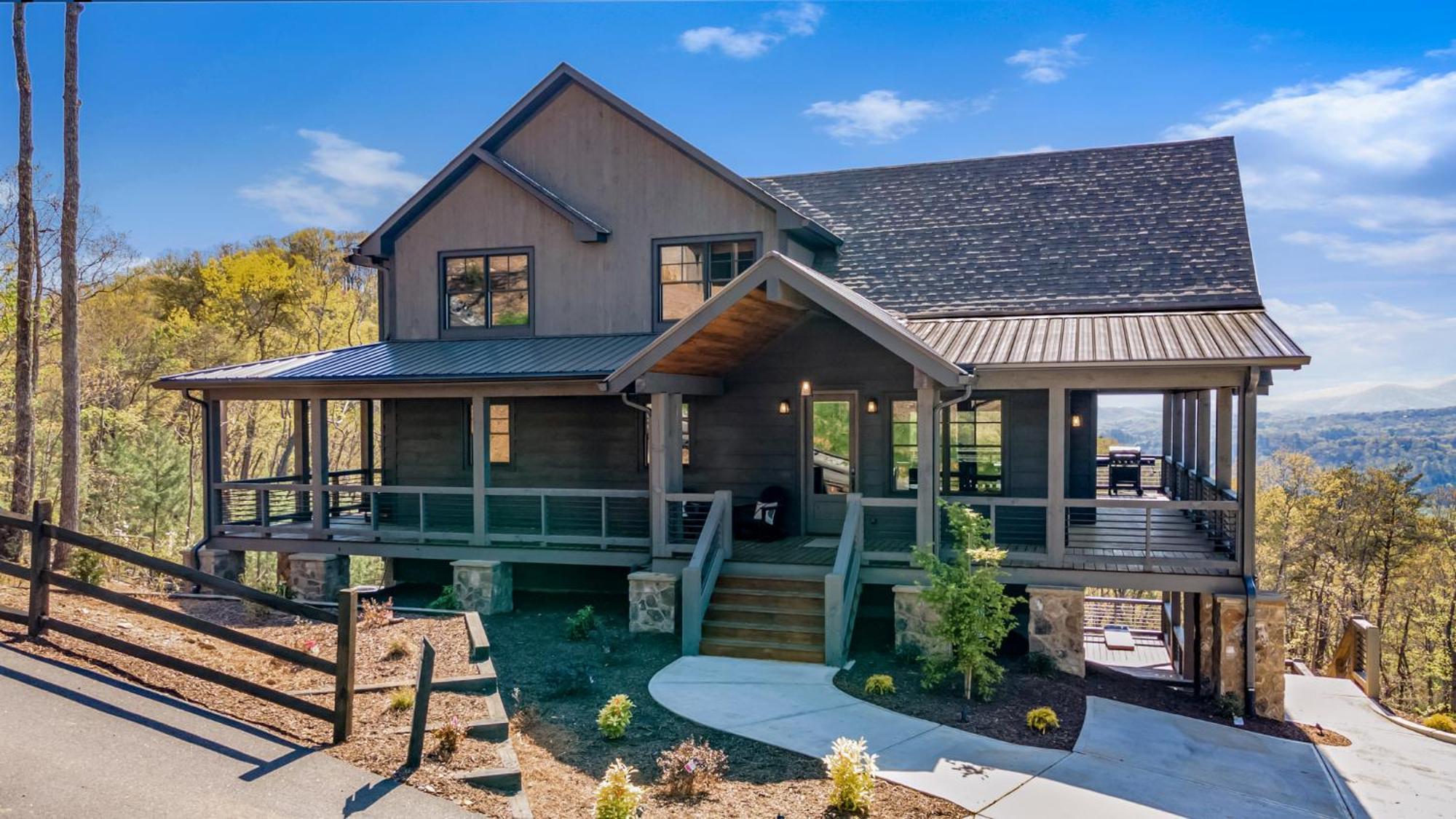 Mountain Air - Luxury Mountain View Cabin Blue Ridge Luaran gambar