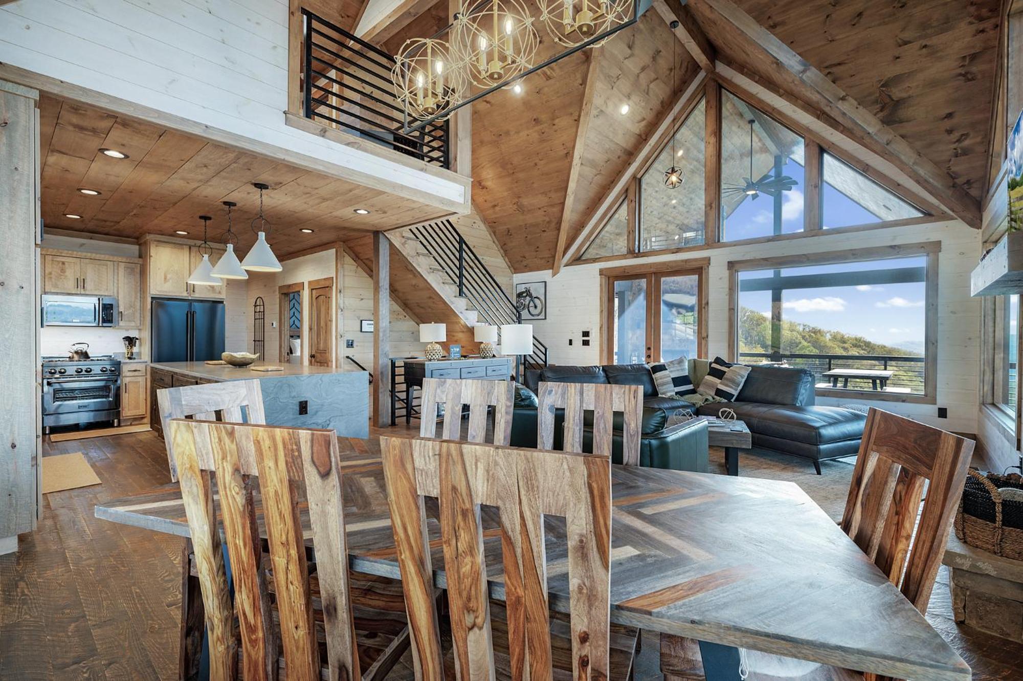 Mountain Air - Luxury Mountain View Cabin Blue Ridge Luaran gambar