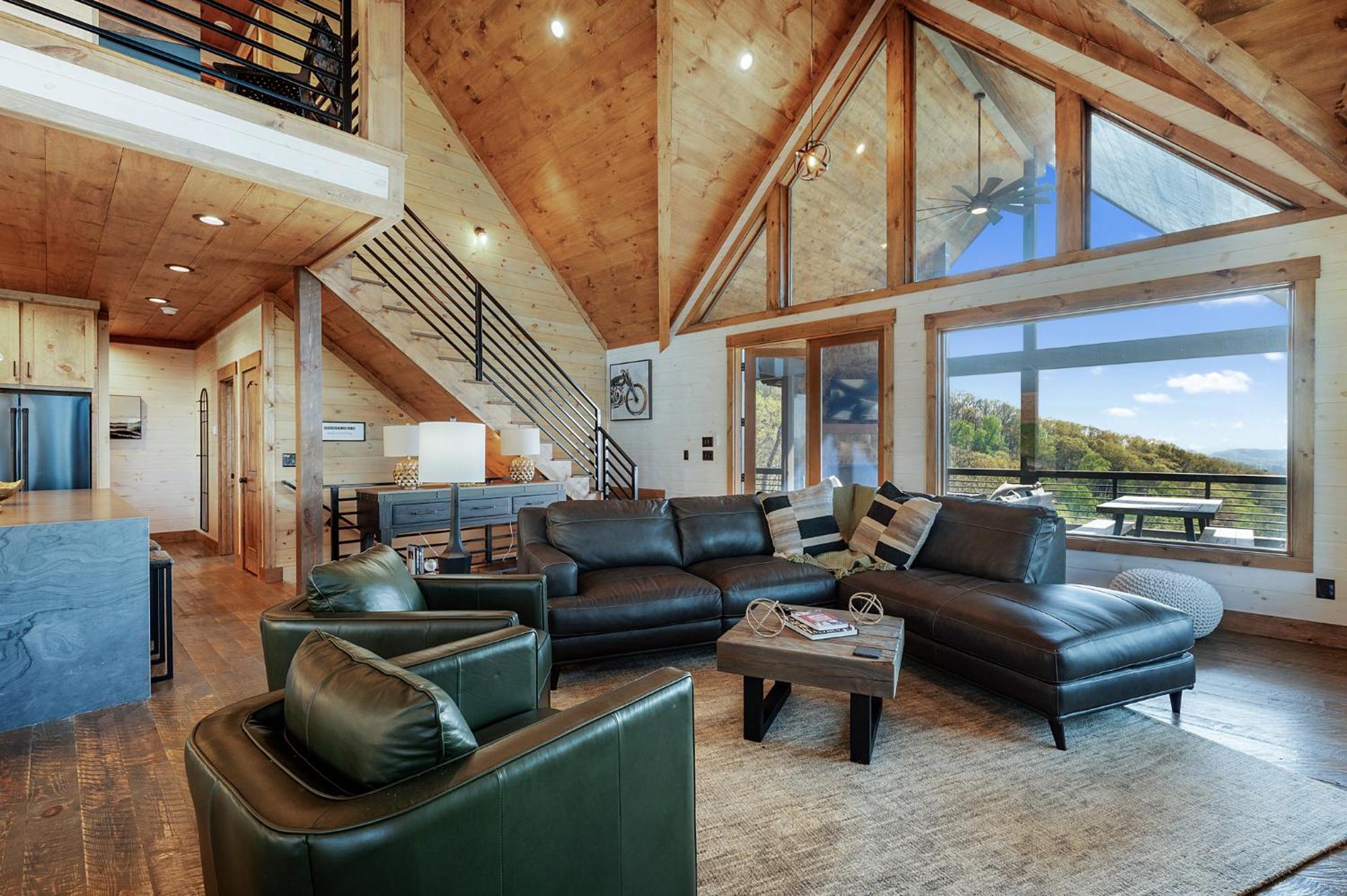 Mountain Air - Luxury Mountain View Cabin Blue Ridge Luaran gambar